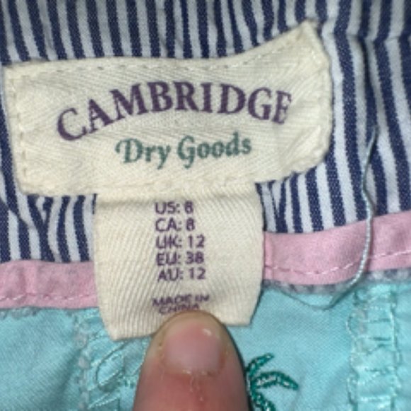 Cambridge Dry Goods Palm Tree Shorts - Picture 2 of 2